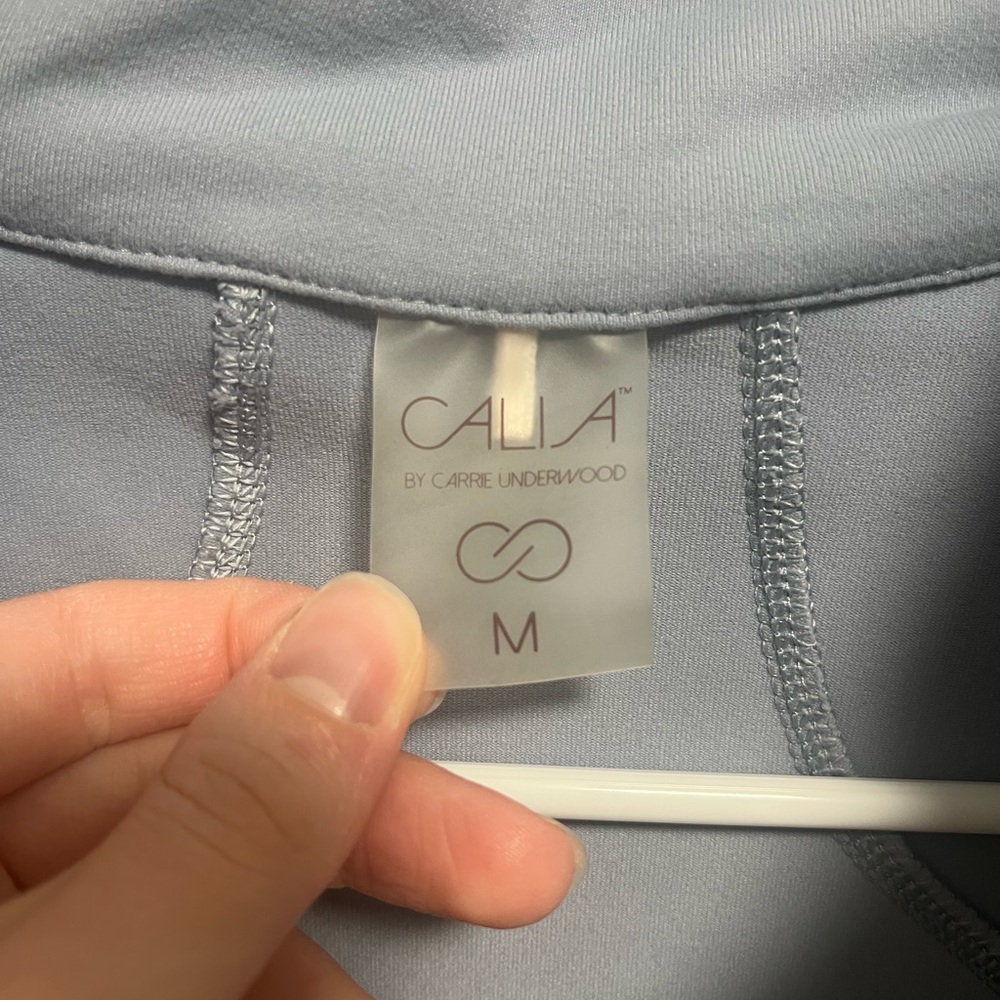 CALIA by Carrie Underwood Light Blue Full-Zip Jacket - Picture 3 of 3